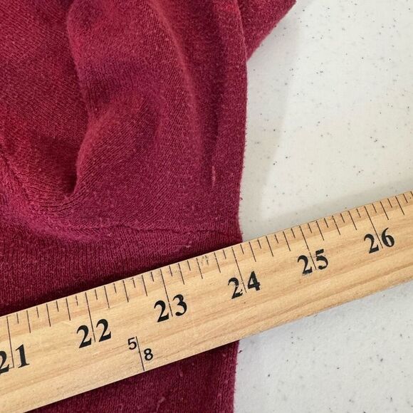 Calvin Klein Red Men’s Knit Sweater Splatter Style Size Large Cotton Blend - Picture 13 of 15